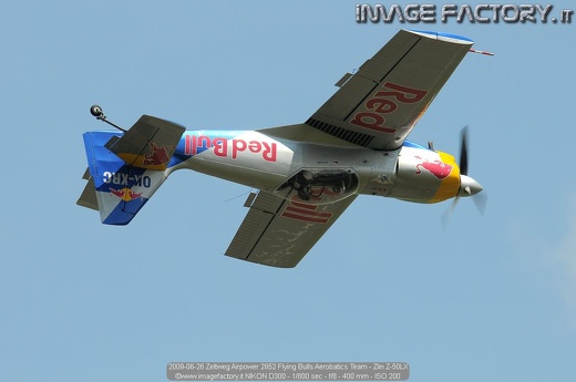 2009-06-26 Zeltweg Airpower 2852 Flying Bulls Aerobatics Team - Zlin Z-50LX